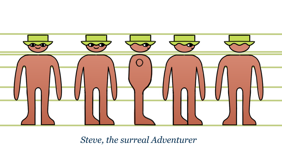 Final character turnaround - Steve