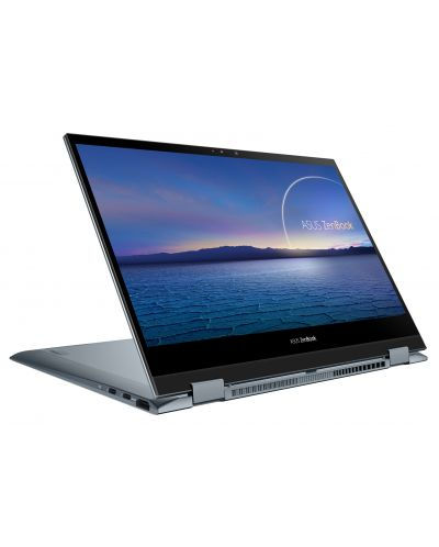 Thumbnail: Лаптоп Asus - Zenbook Flip 13 UX363EA, 13.3", FHD, i5, сив