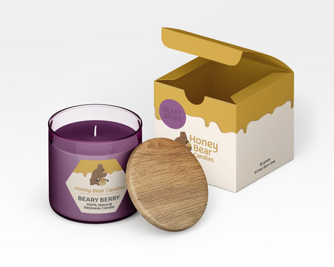 Honey Bear Candles Olivia Olive Mignon Monique