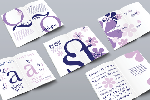 Olive Olivia Monique Mignon Graphic Design Mrs Eaves Type Specimen