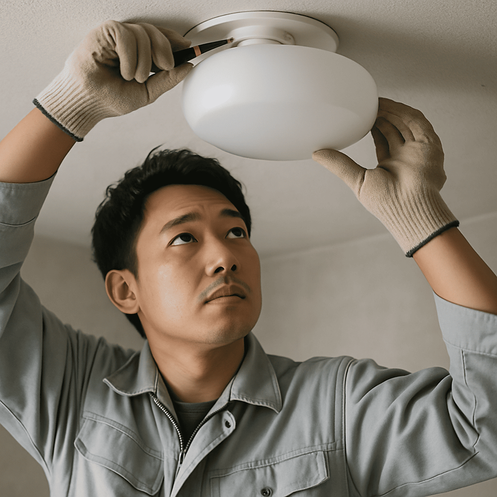 real image illustrate different repair, installation of a flat