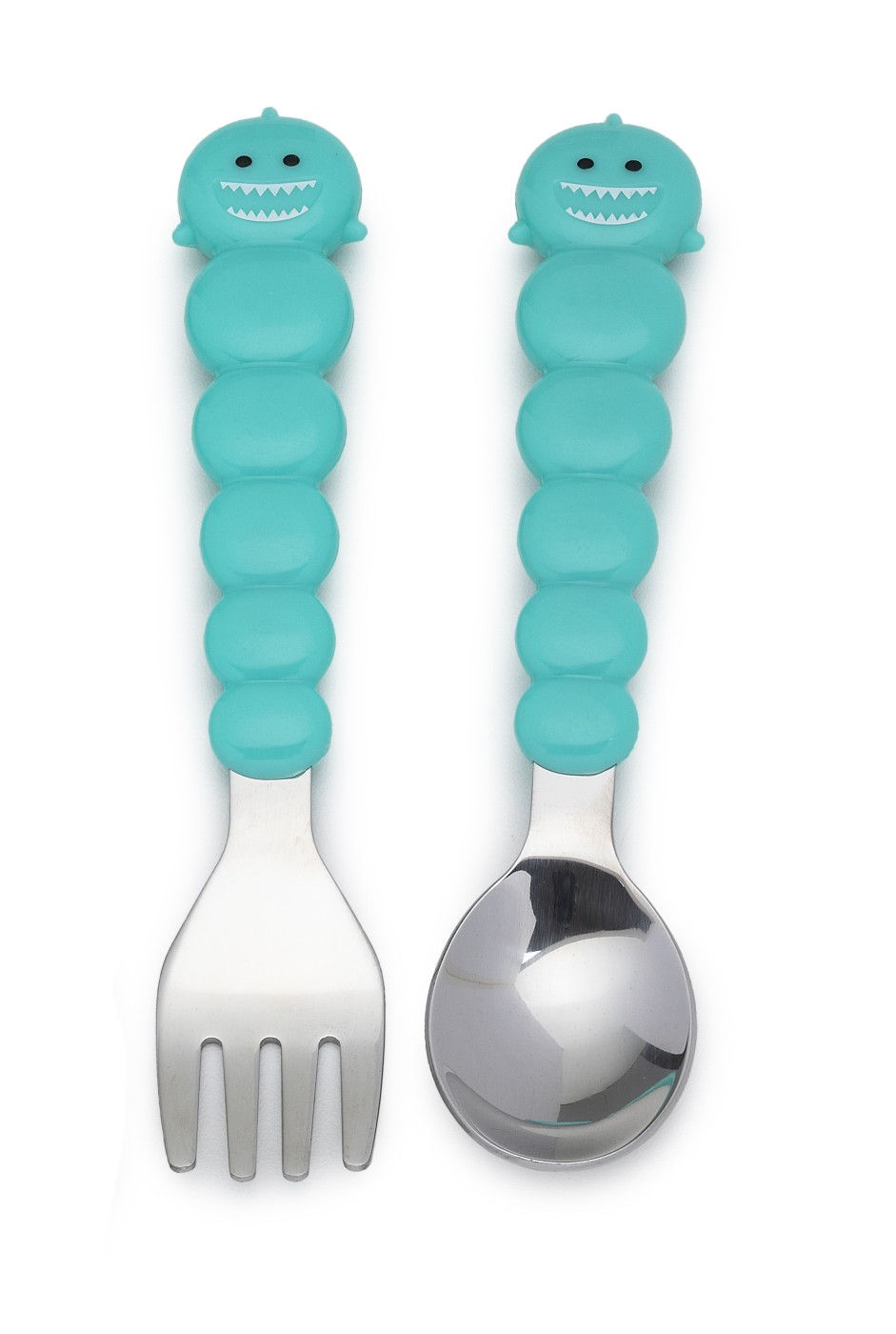 Miniatură: CASTRONEL SILICON CU CAPAC SI TACAMURI, MELII, MODEL RECHIN