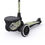 Miniatură: Scoot & Ride, Trotineta pliabila, roti luminoase, suport, Lifestyle Green