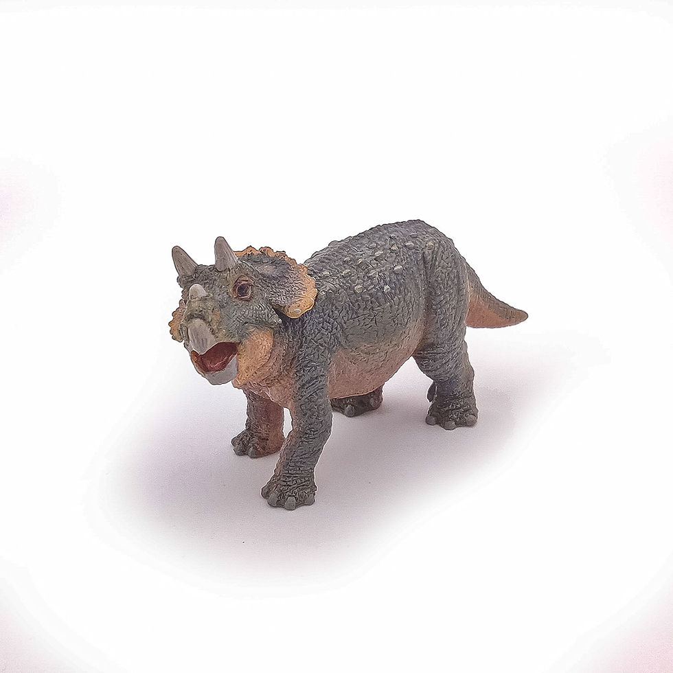 Miniatură: PAPO FIGURINA DINOZAUR TRICERATOPS TANAR