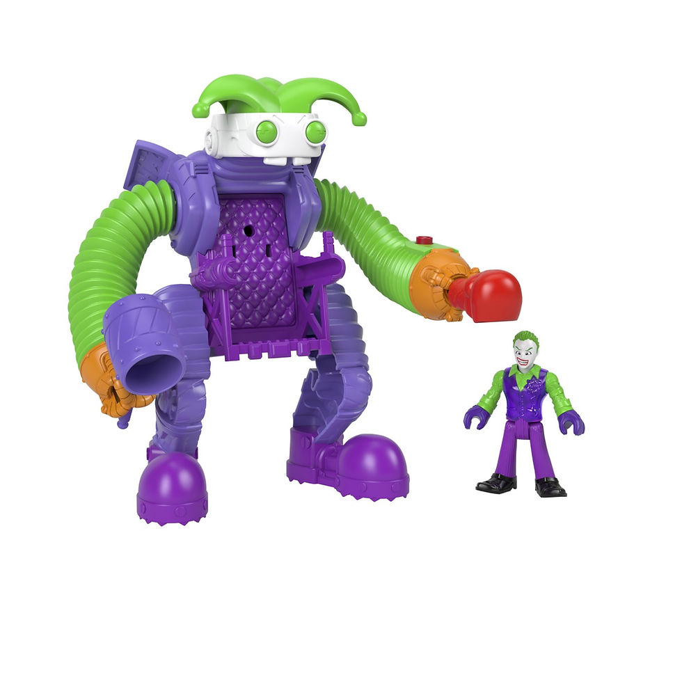Miniatură: FISHER PRICE IMAGINEXT DC SUPER FRIENDS VEHICUL CU FIGURINA JOKER