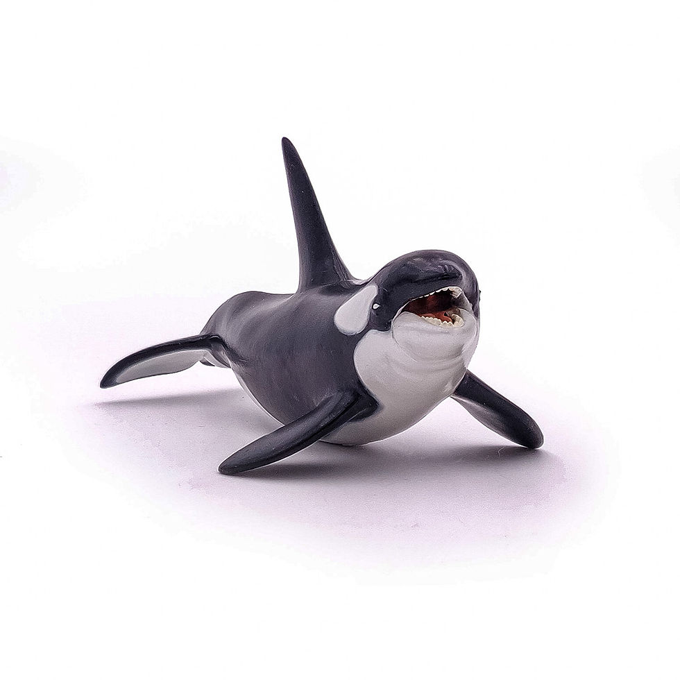 Miniatură: PAPO FIGURINA  BALENA UCIGASA