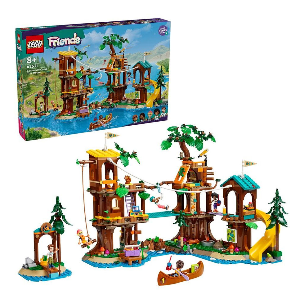 Miniatură: LEGO FRIENDS CASA DIN COPAC DIN TABARA DE AVENTURI 42631