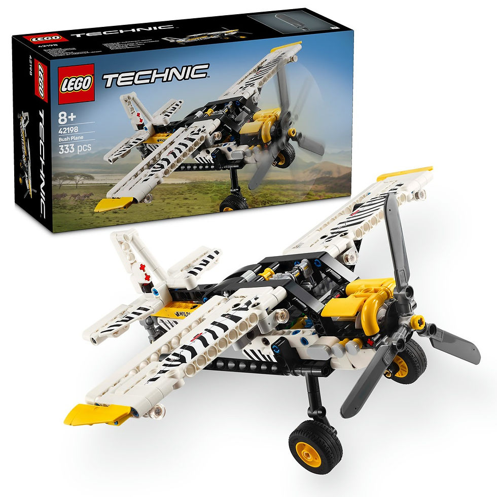Miniatură: LEGO TECHNIC AVION PENTRU ZONE GREU ACCESIBILE 42198