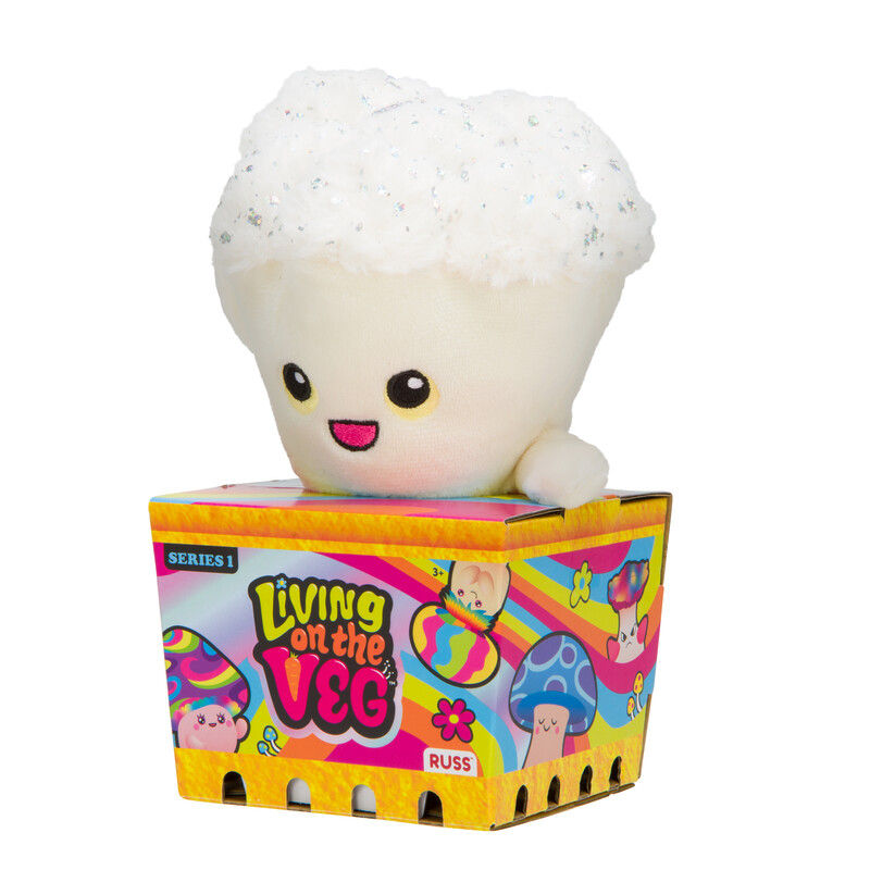Miniatură: Living on the Veg - Jucarie de plus, Funguys, 15 cm, diverse modele