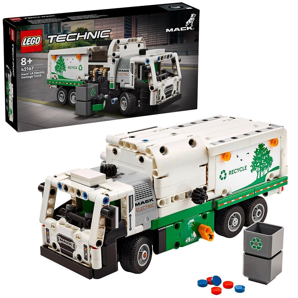 Miniatură: LEGO TECHNIC AUTOGUNOIERA MACK LR ELECTRIC 42167
