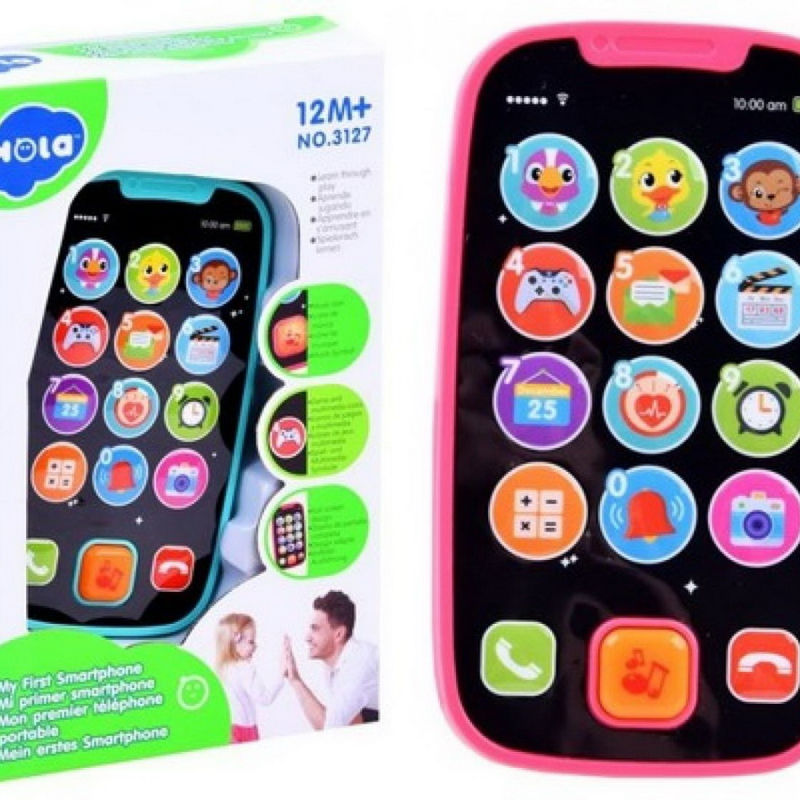 Miniatură: PRIMUL MEU TELEFON SMART ROZ CU MUZICA SI LUMINI