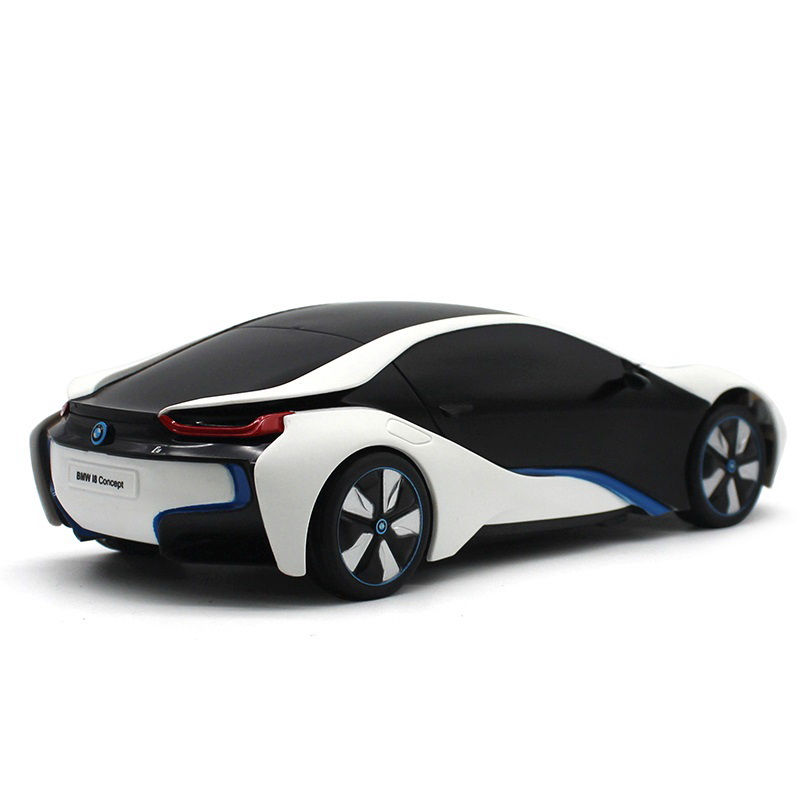 Miniatură: MASINA CU TELECOMANDA BMW I8 ALBA SCARA 1 LA 24