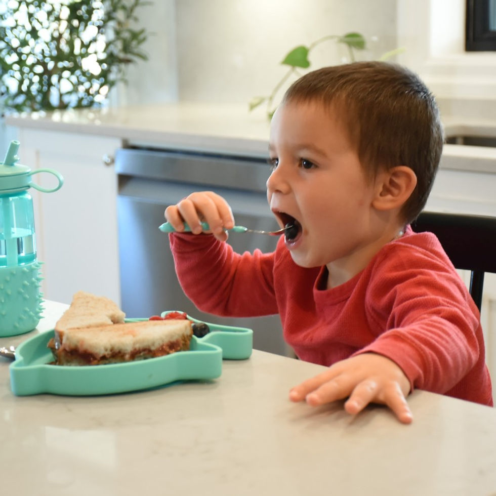 Miniatură: FARFURIE COMPARTIMENTATA DIN SILICON CU VENTUZA, MELII, RECHIN