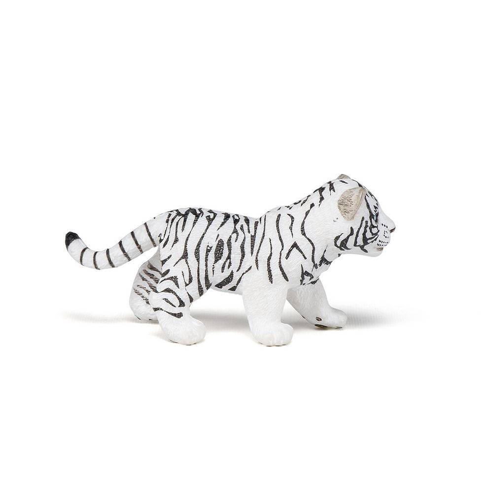 Miniatură: PAPO FIGURINA PUI DE TIGRU ALB
