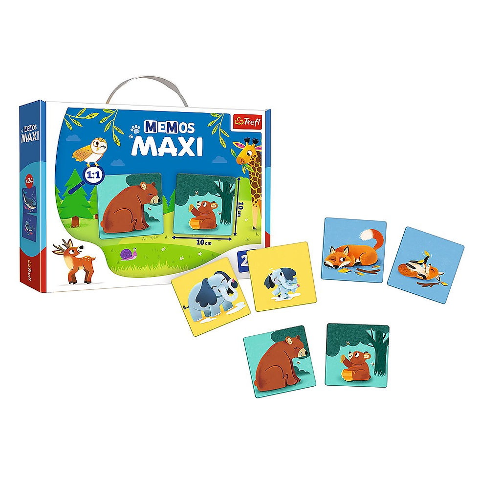 Miniatură: JOC MEMOS MAXI ANIMALE PARINTI SI COPII