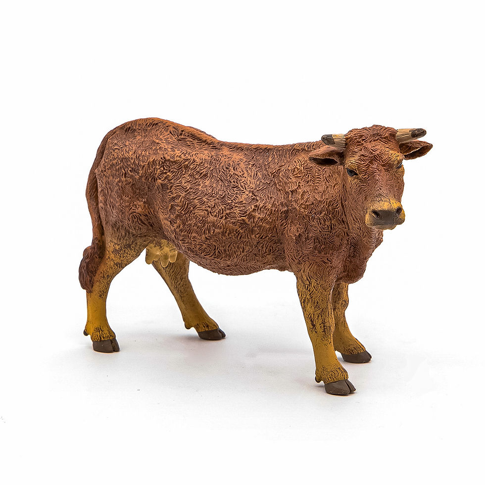 Miniatură: PAPO FIGURINA VACA LIMOUSINE