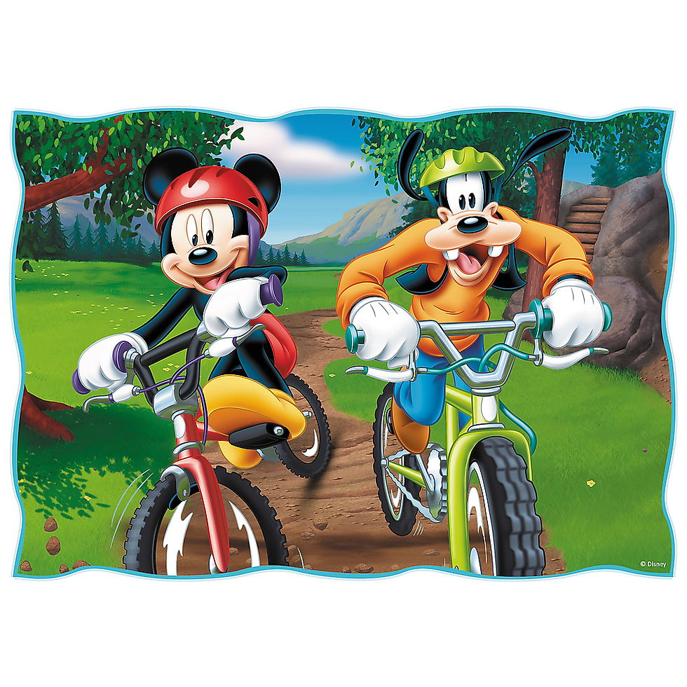 Miniatură: PUZZLE TREFL 4IN1 MICKEY MOUSE ZIUA DEOSEBITA