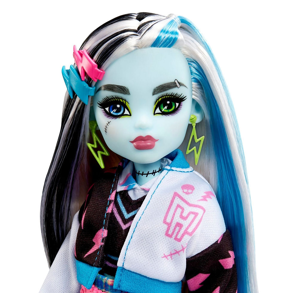 Miniatură: MONSTER HIGH PAPUSA FRANKIE STEIN CU ANIMALUT SI ACCESORII