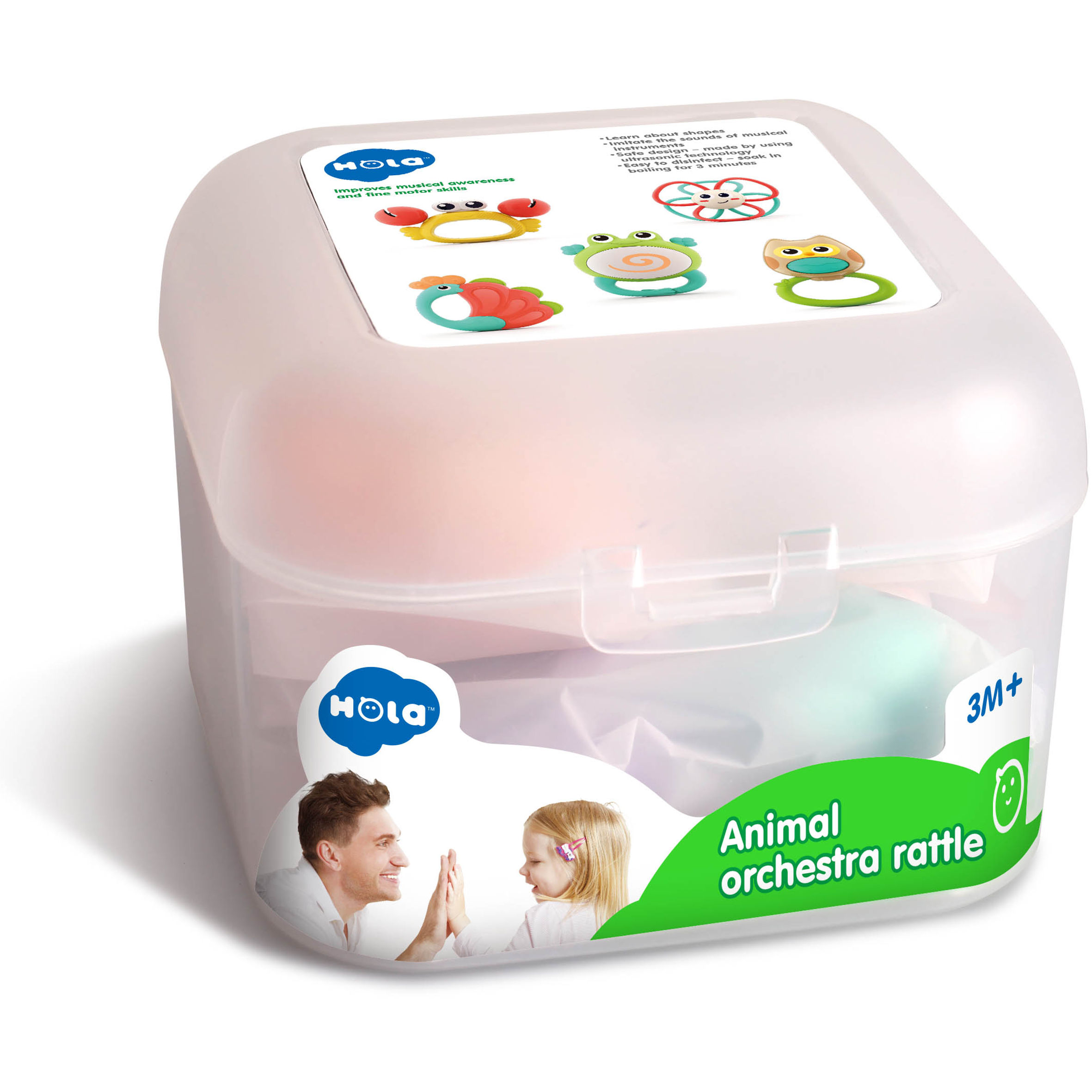 SET 5 ZORNAITORI IN CUTIE ORCHESTRA ANIMALUTELOR