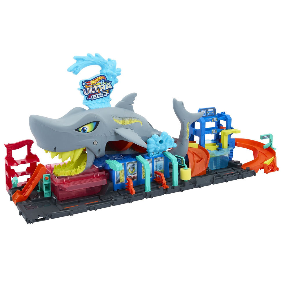 Miniatură: HOT WHEELS CITY COLOR REVEAL SPALATORIE AUTO 91CM