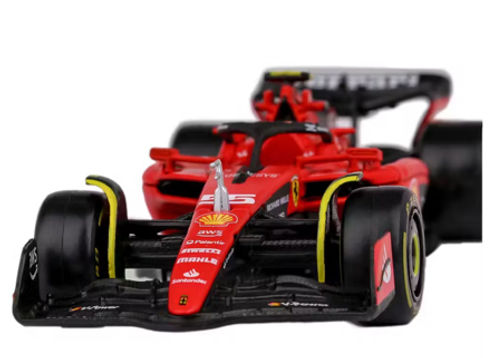 Miniatură: Masinuta Bburago 1/43 Formula Racing Ferrari Team #55 Carlos Sainz