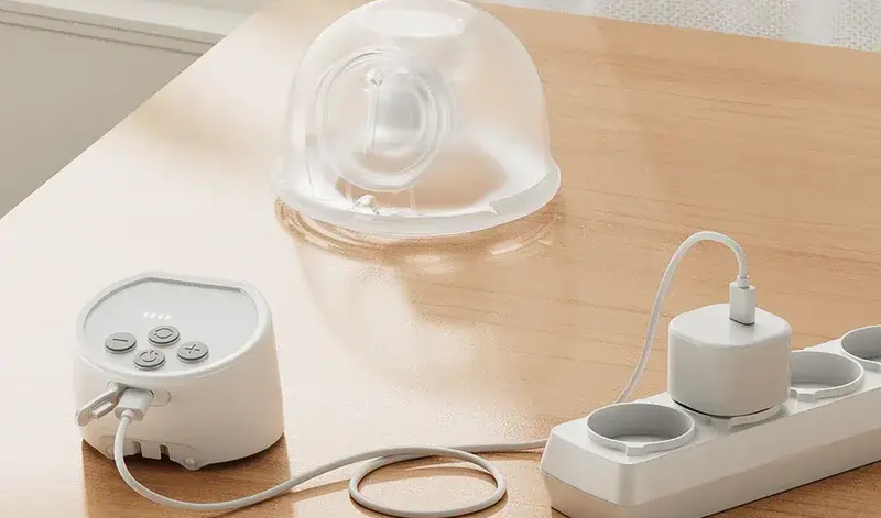 Miniatură: Pompa de san Portabila DUBLA - MOMCOZY S12 Pro Maxima Eficacitate - Alb 2 buc