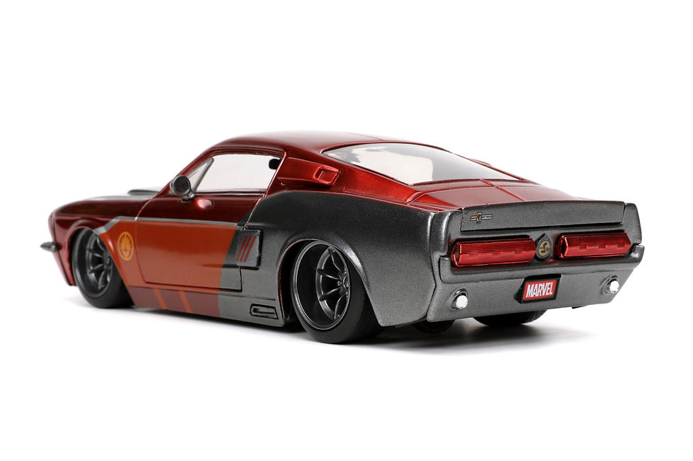 Miniatură: JADA MARVEL FORD MUSTANG 1967 SCARA 1:24