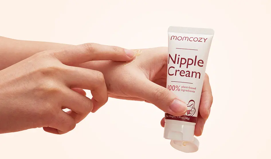 Miniatură: Crema Hidratanta Naturala pentru mameloane fara Lanolina 40 gr - Momcozy