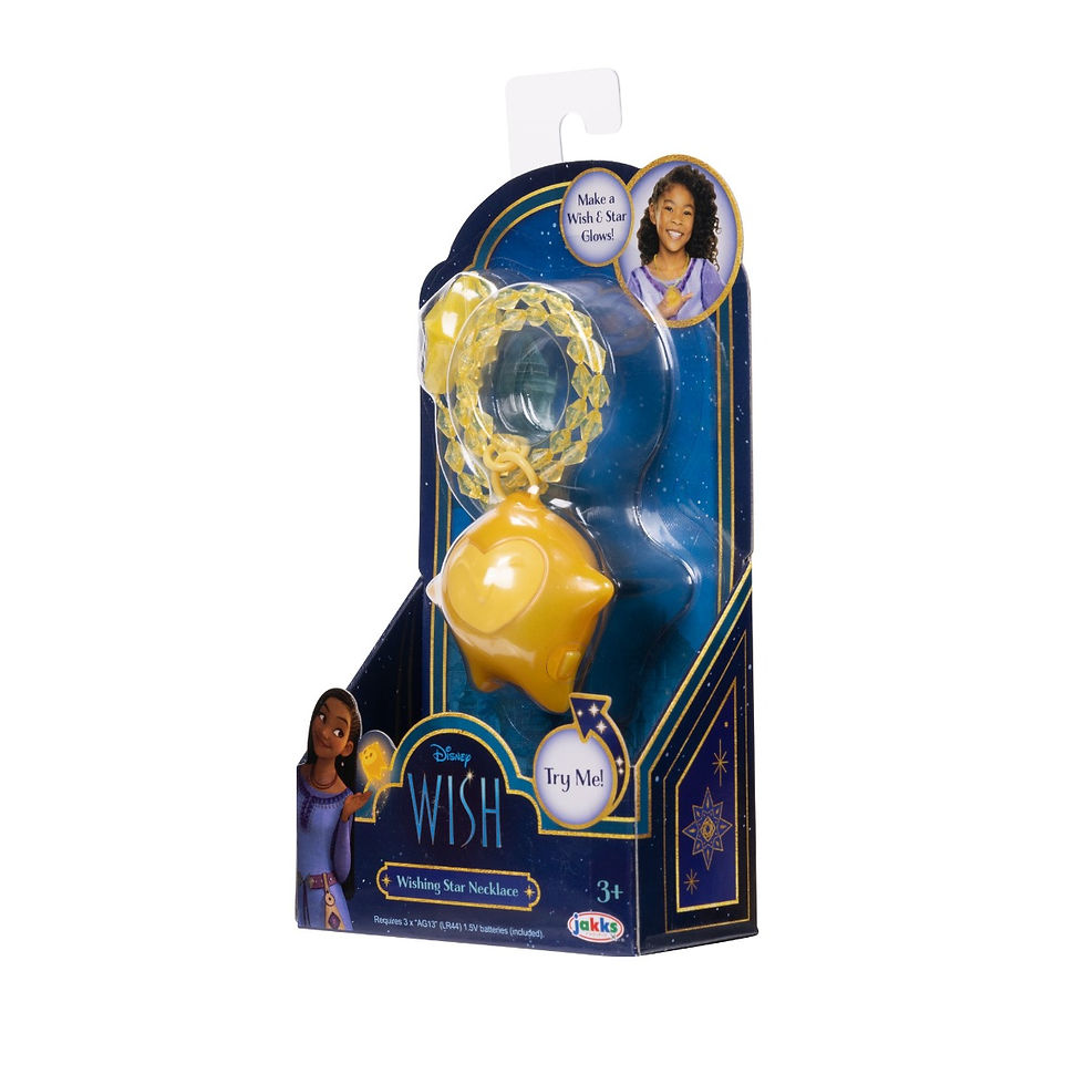 Miniatură: Disney Wish - Dorinta - Colier in forma de stea cu lumini