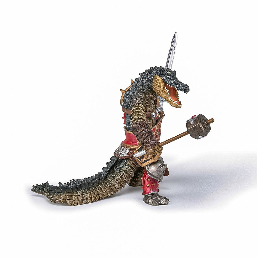 Miniatură: PAPO FIGURINA CROCODIL MUNTANT