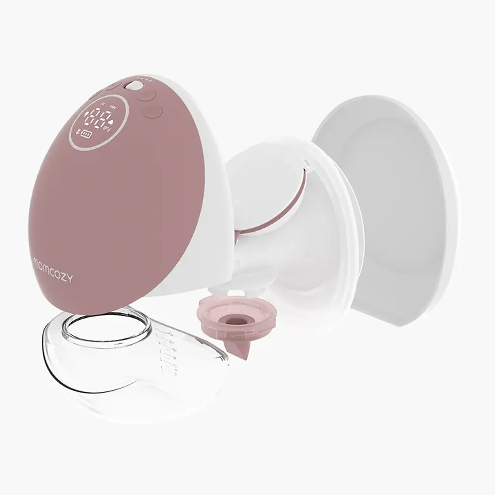 Miniatură: Pompa de san Portabila DUBLA- MOMCOZY MOBILE FLOW M9 Maxima Eficacitate Control