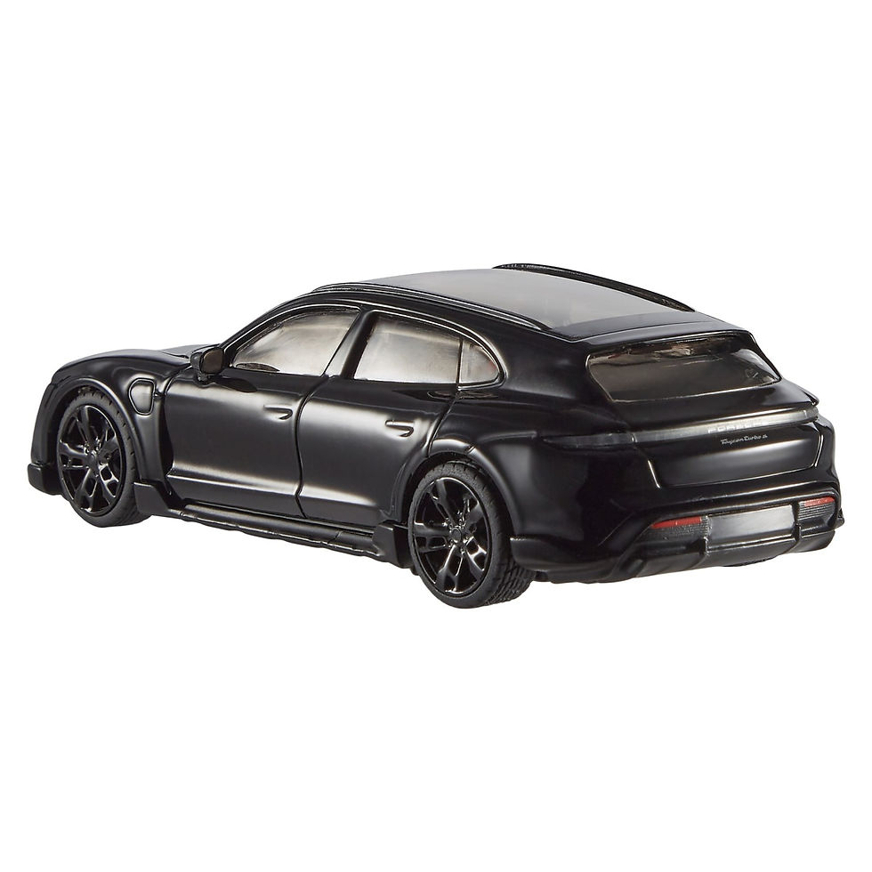 Miniatură: HOT WHEELS PREMIUM REAL RIDERS MASINUTA METALICA PORSCHE TAYCAN TURBO S CROSS TU