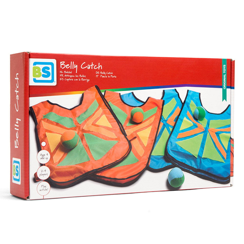 BS Toys, Joc coordonare, Prinde mingea cu corpul!, set 4 veste