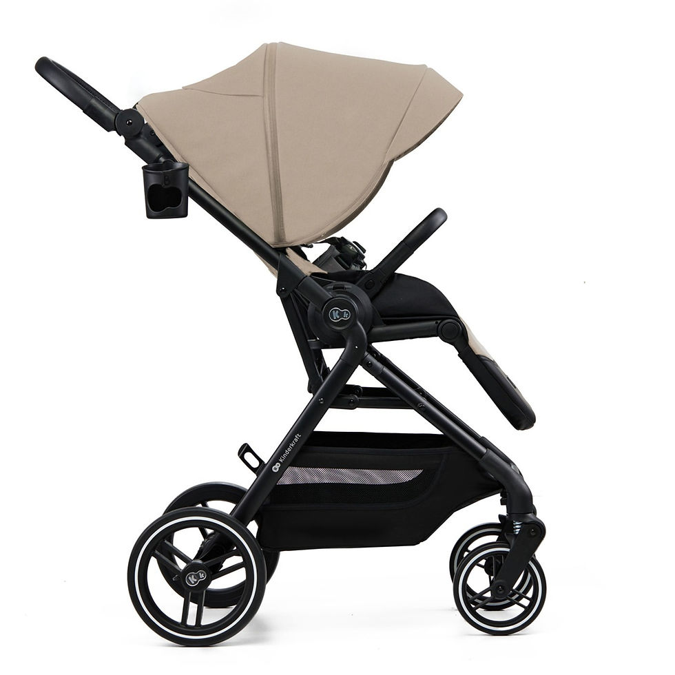 Miniatură: CARUCIOR SPORT KINDERKRAFT YOXI, BEIGE