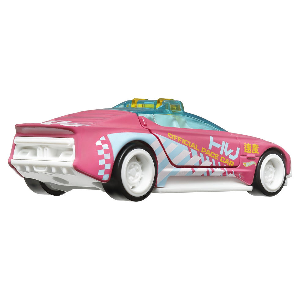 Miniatură: HOT WHEELS MASINUTA METALICA CU SISTEM PULL BACK ALPHA PURSUIT SCARA 1:43