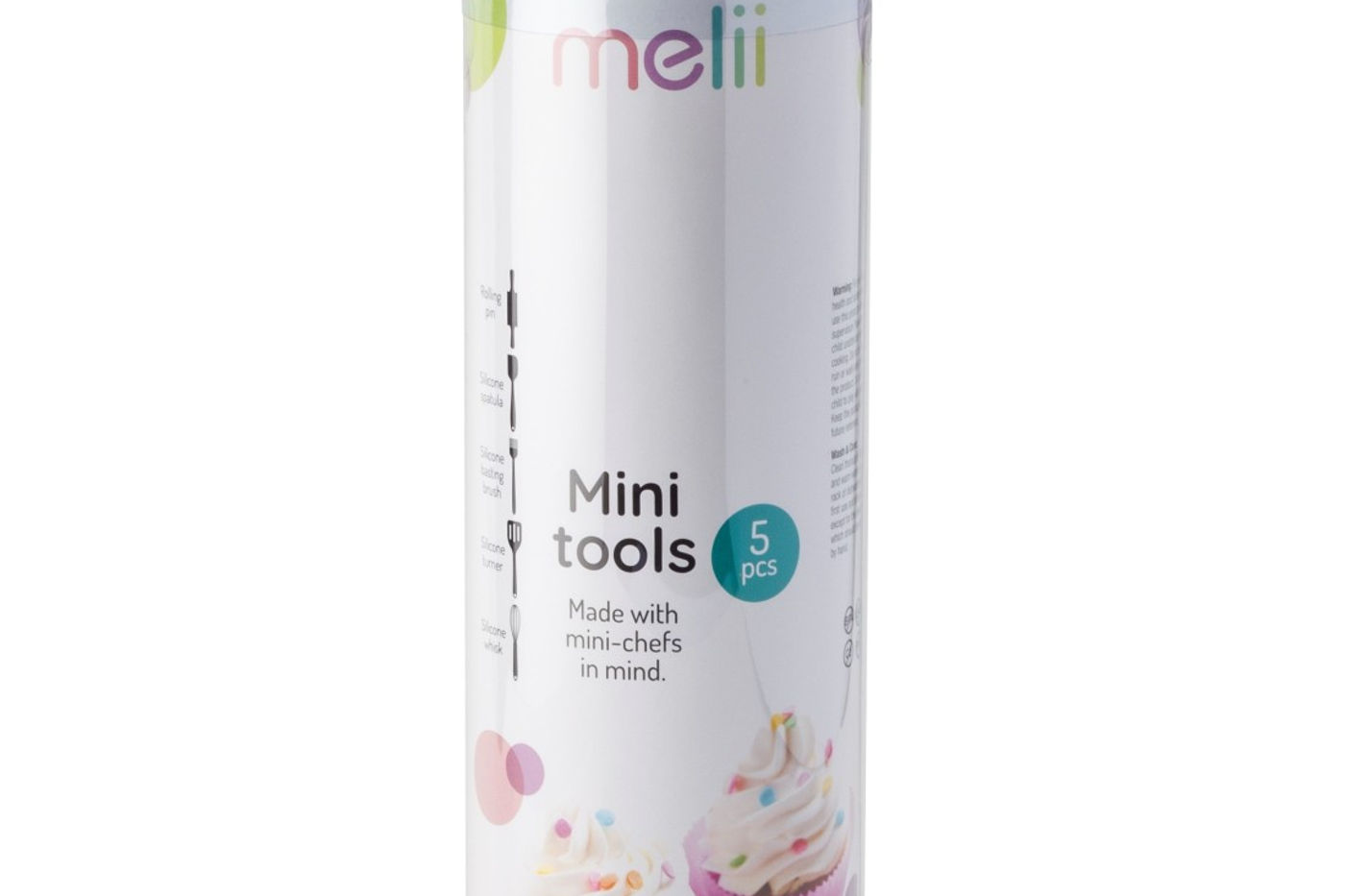 SET 5 PIESE MINI USTENSILE BAKING, MELII, COLORATE