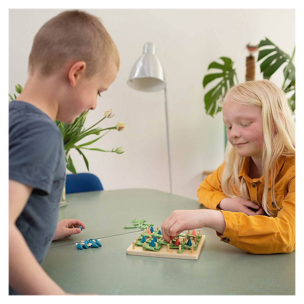 Miniatură: Dots and Boxes, joc de strategie, BS Toys