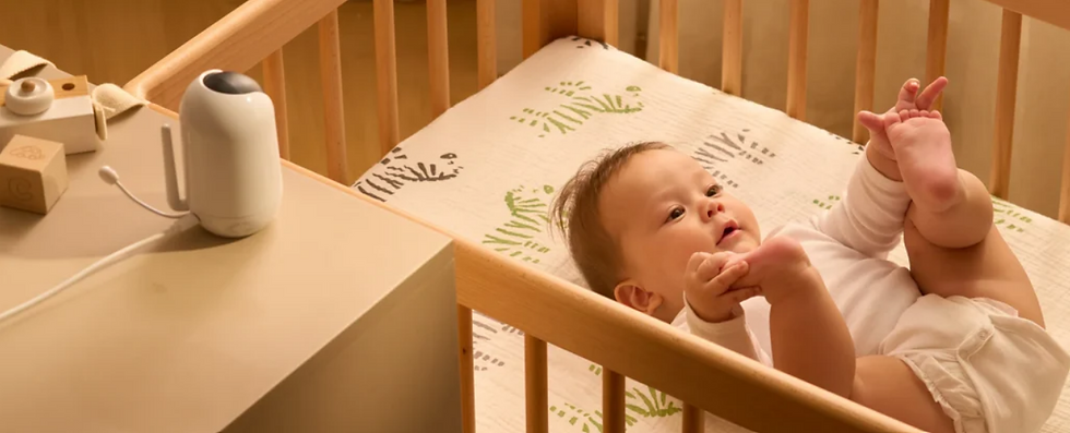 Miniatură: Baby monitor Momcozy, audio video 5 Inch, Dual-mode Smart BM04