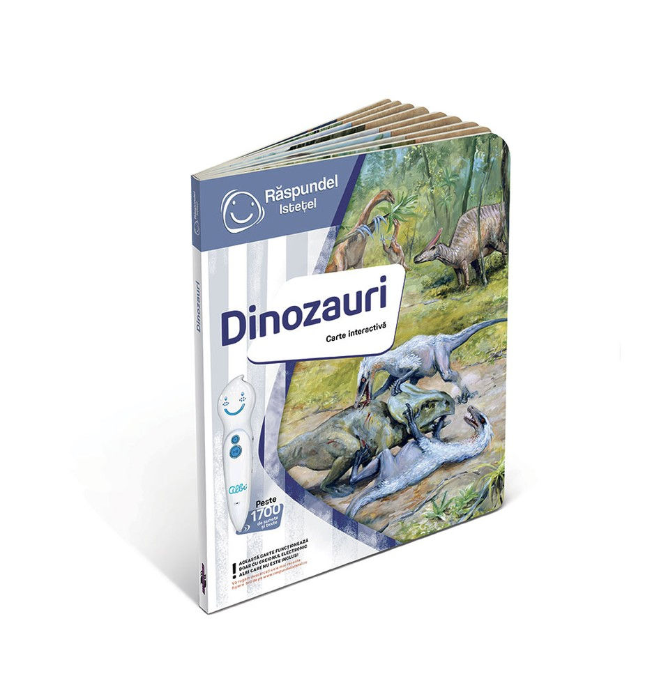 Miniatură: Raspundel Istetel, carte Dinozauri, carte educativa