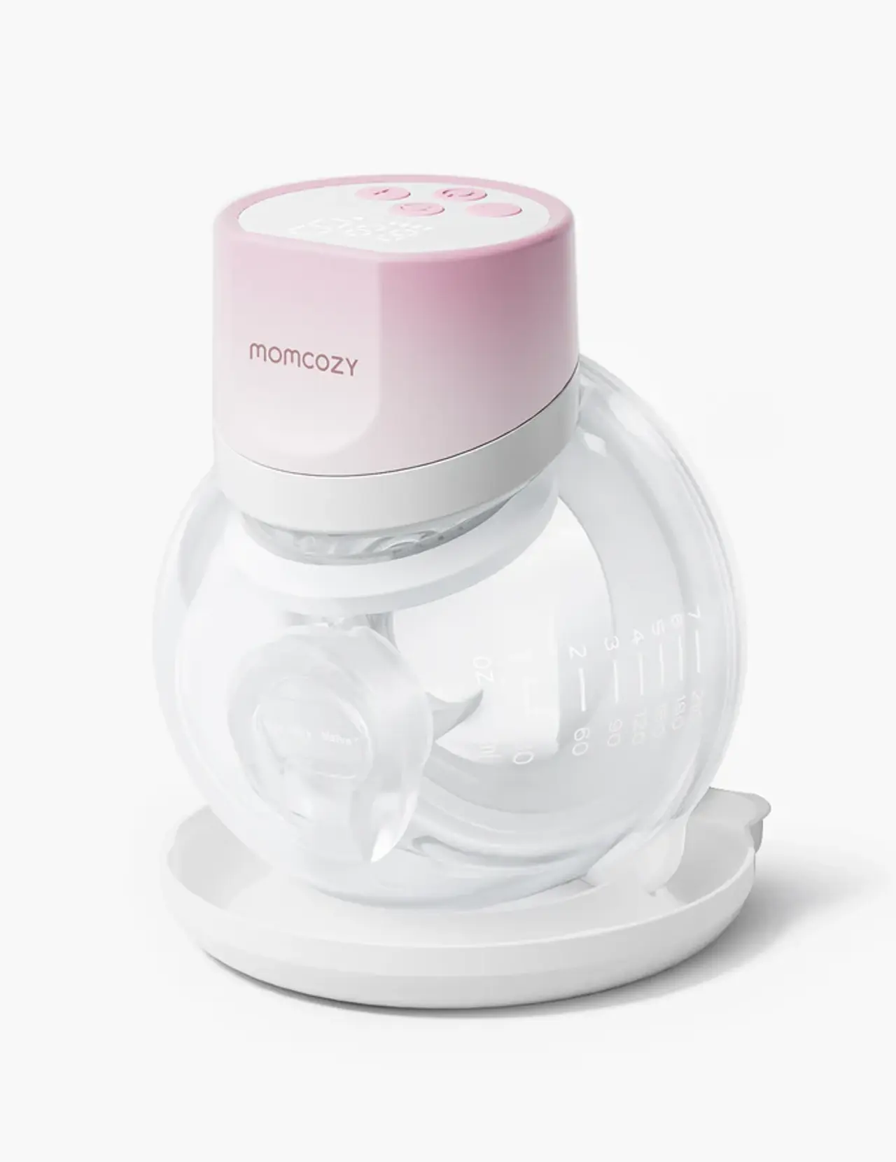 Pompa de san Portabila SINGLE- MOMCOZY S12 Pro Maxima Eficacitate - Alb Roz 1 bu