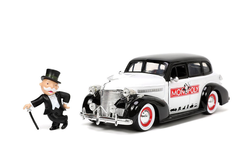 Miniatură: JADA SET MASINUTA METALICA CHEVROLET MASTER DELUXE 1939 SCARA 1:24 SI FIGURINA M