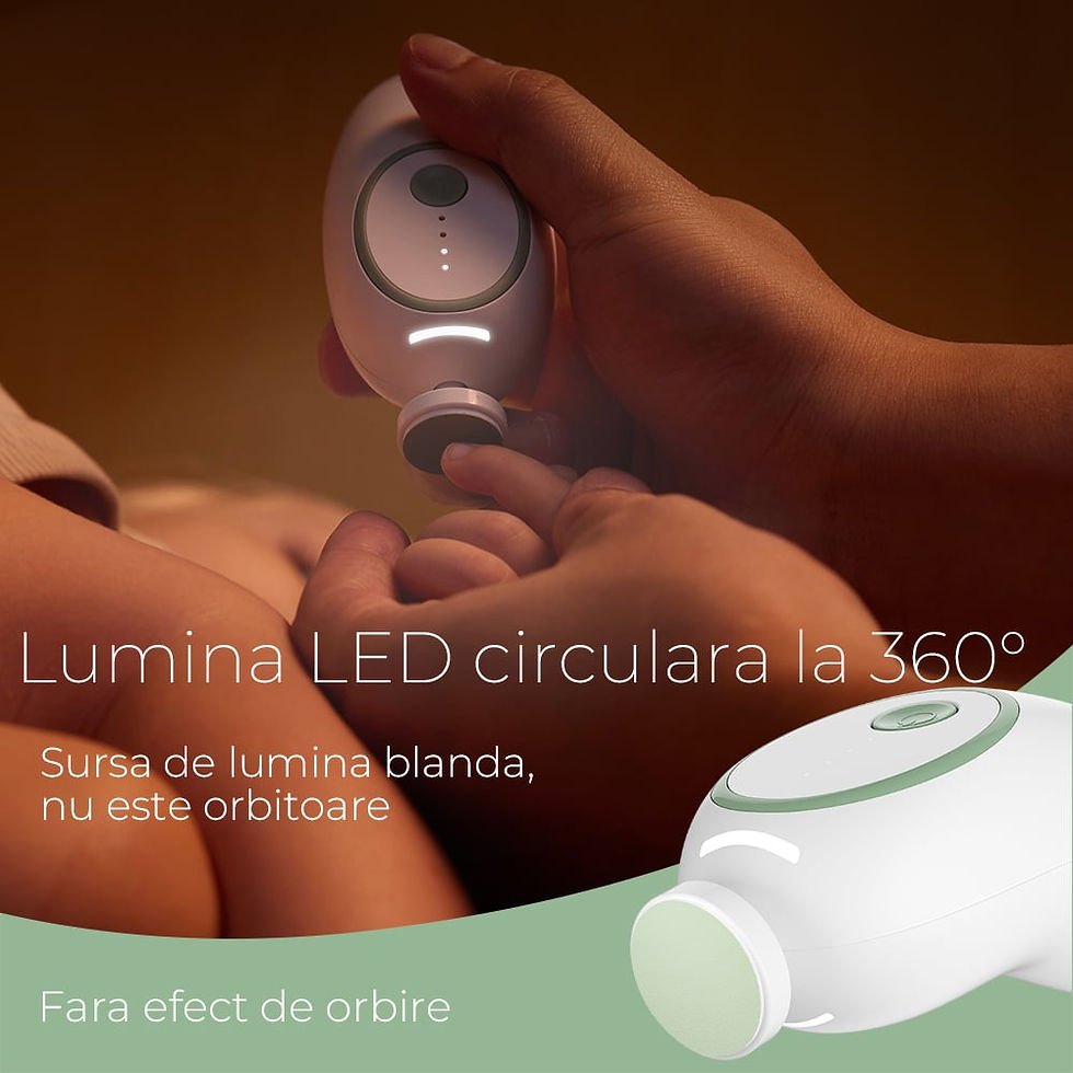 Miniatură: Kit Pila Electrica cu Led pentru Bebe sunet scazut- MOMCOZY