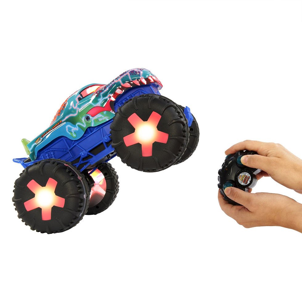 Miniatură: HOT WHEELS MONSTER TRUCK MEGA WREX ALIVE RC SCARA 1 LA15