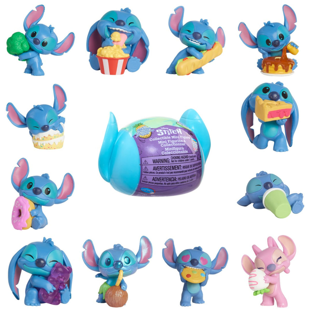 Disney Stitch - Mini-figurina ascunsa in capsula, Food S3