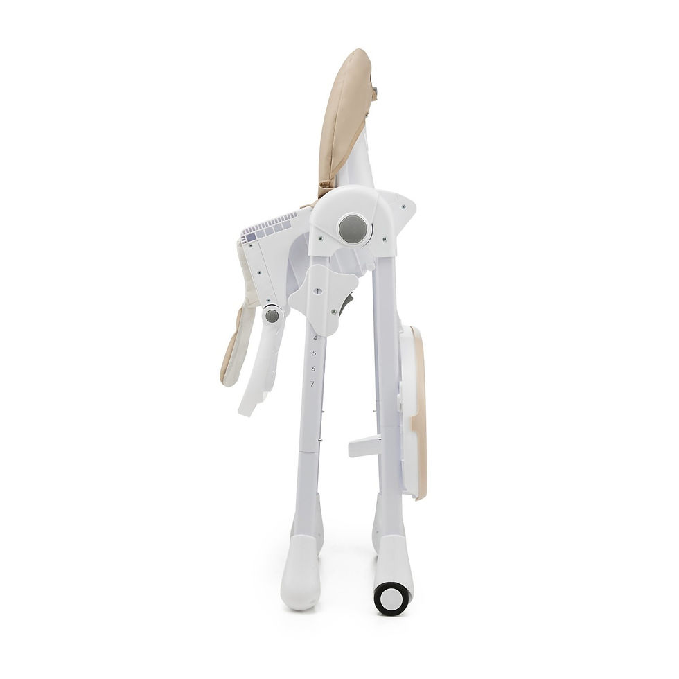 Miniatură: SCAUN DE MASA KINDERKRAFT TUMMIE, PLIABIL, BEIGE