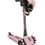 Miniatură: Scoot & Ride, trotineta copii pliabila, reglabila, roti luminoase, Led Rose,