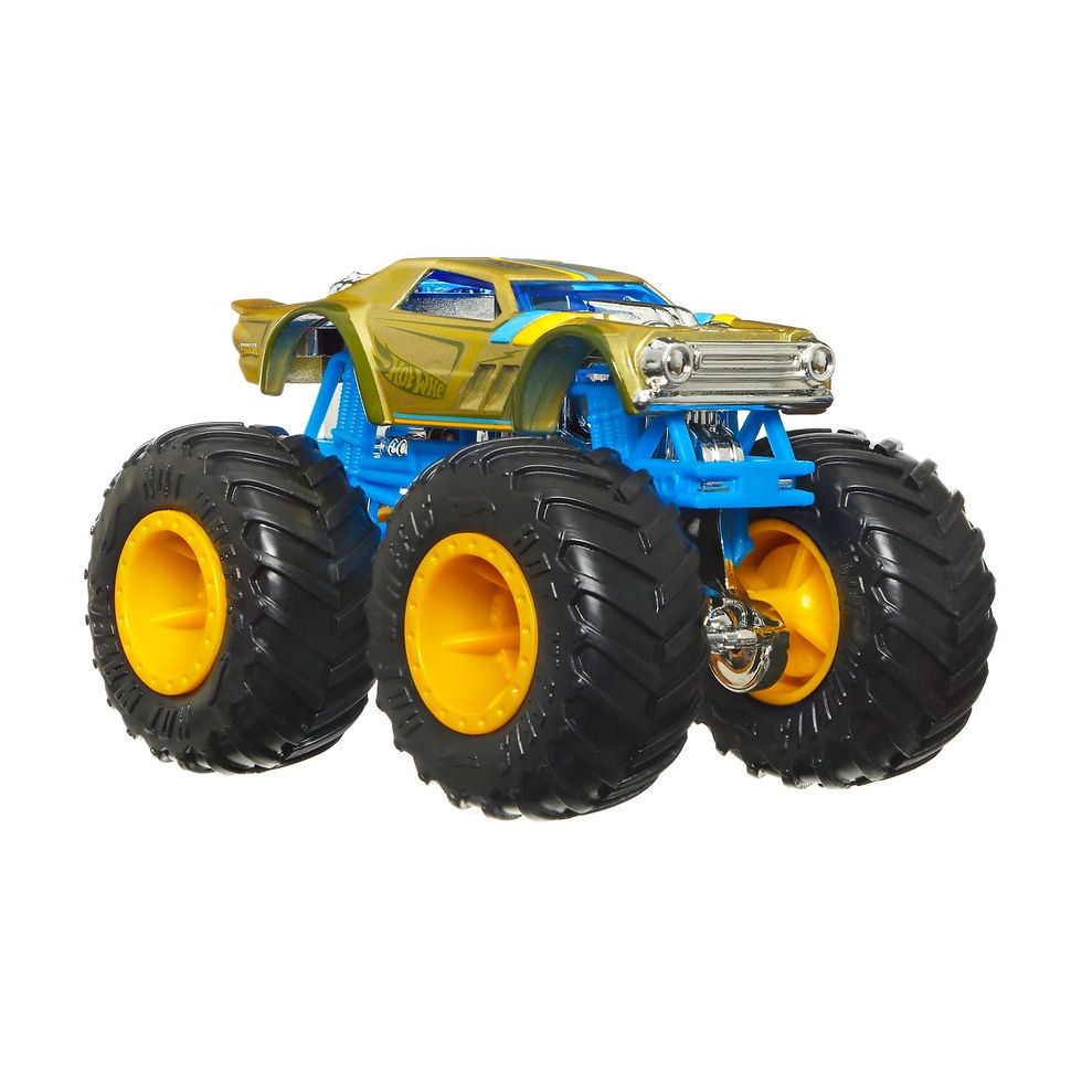 Miniatură: HOT WHEELS MONSTER TRUCK CAMION NIGHT SHIFTER CU CULORI SCHIMBATOARE SCARA 1:64