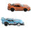 Miniatură: HOT WHEELS SET 2 MASINUTE METALICE PULL BACK GT-SCORCHER SI PORSCHE 911 GT3 1:43