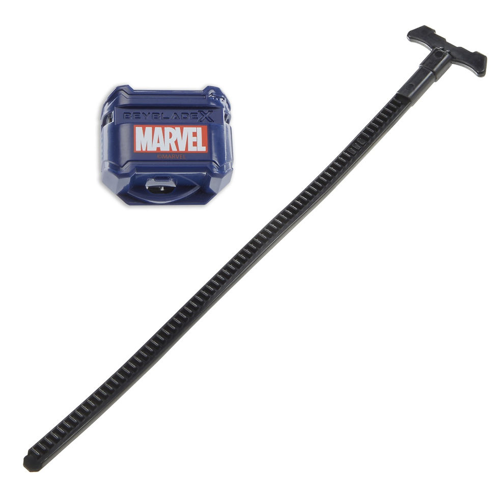 Miniatură: BEYBLADE X MARVEL SET DUO IRON MAN 4-80B SI THANOS 4-60P