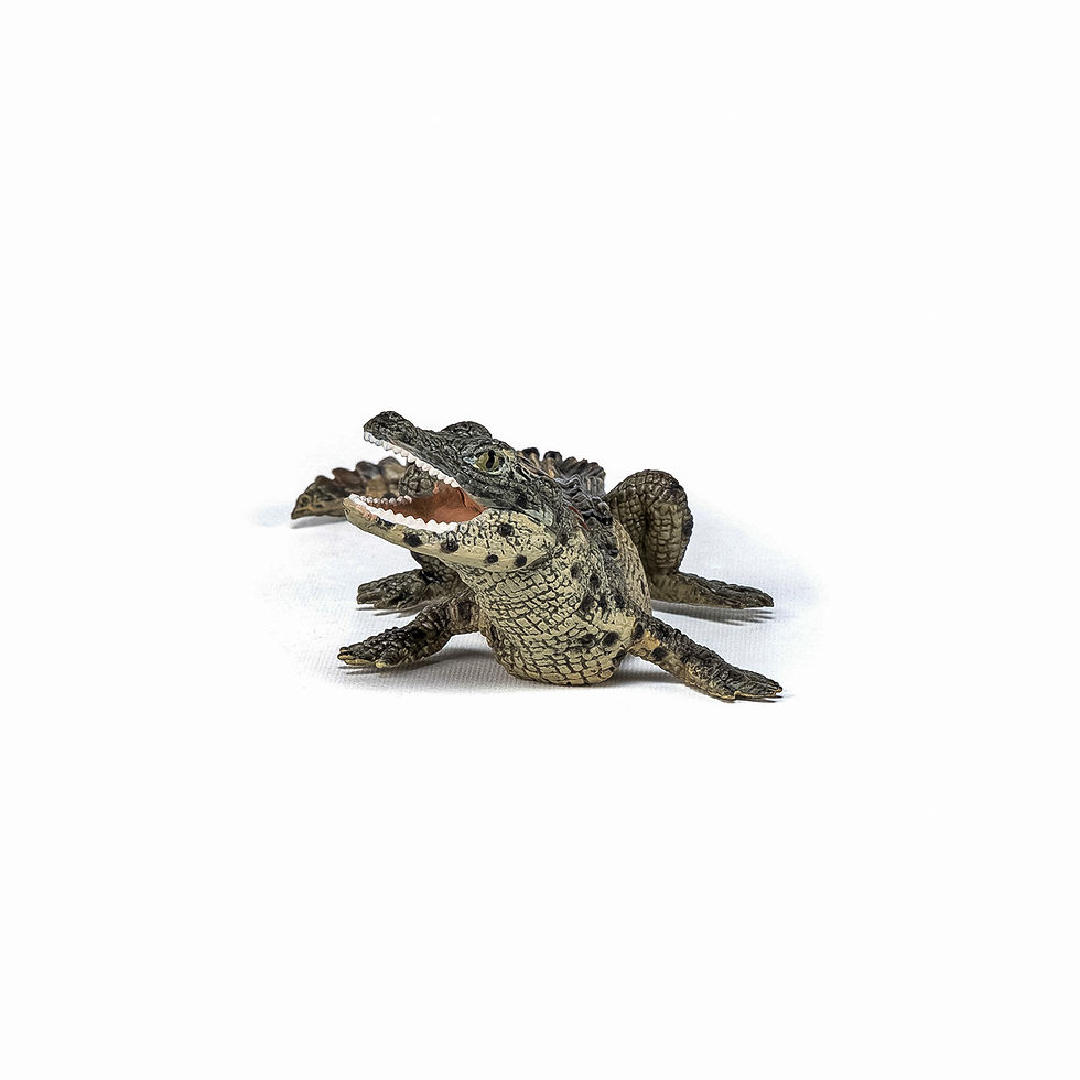 Miniatură: PAPO FIGURINA PUI DE CROCODIL